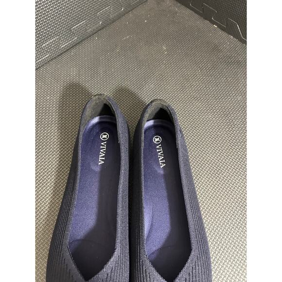 VIVAIA Margot 2.0 Women Flats Slip On Washable Ballet Flats Square Toe Blue 39.5 - Picture 3 of 8